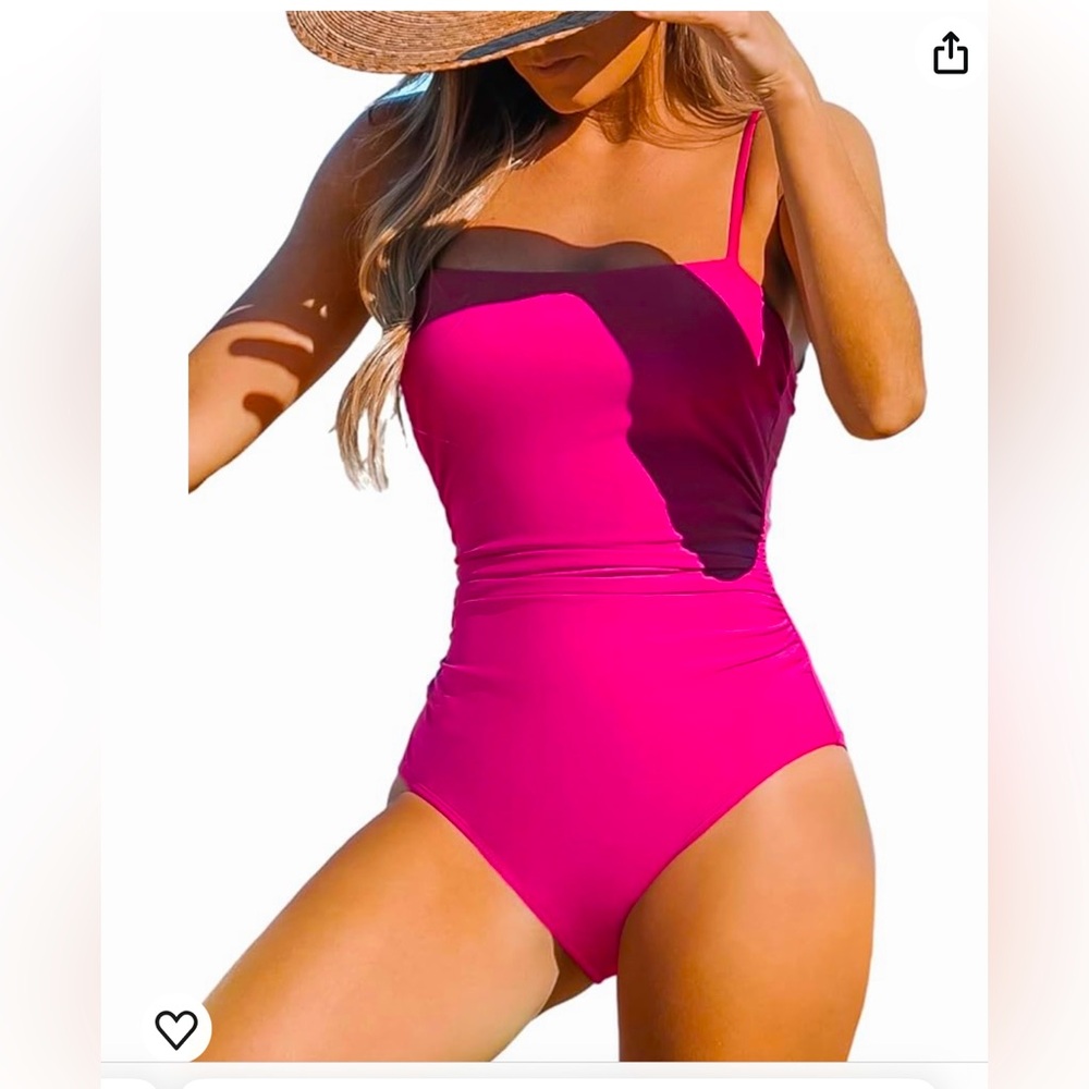 🌴 hot pink swimsuit